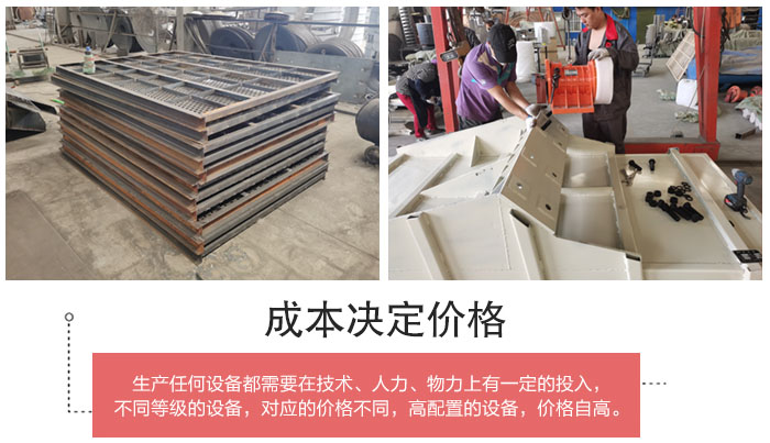 直線篩分機(jī)篩網(wǎng)，篩箱部件展示